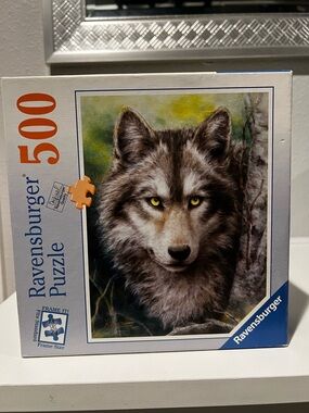 Ravensburger Forest Watch Wolf 500 Piece Jigsaw Puzzle By Kayomi Harai